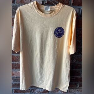 Comfort Colors yellow LSU TSHIRT- size Large